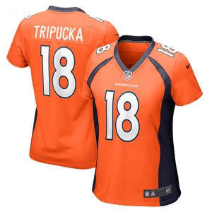 Frank Tripucka Denver Broncos Womens Retired Player Jersey - Orange Nfl