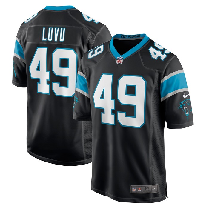 Frankie Luvu Carolina Panthers Game Jersey - Black Nfl - Cocomos