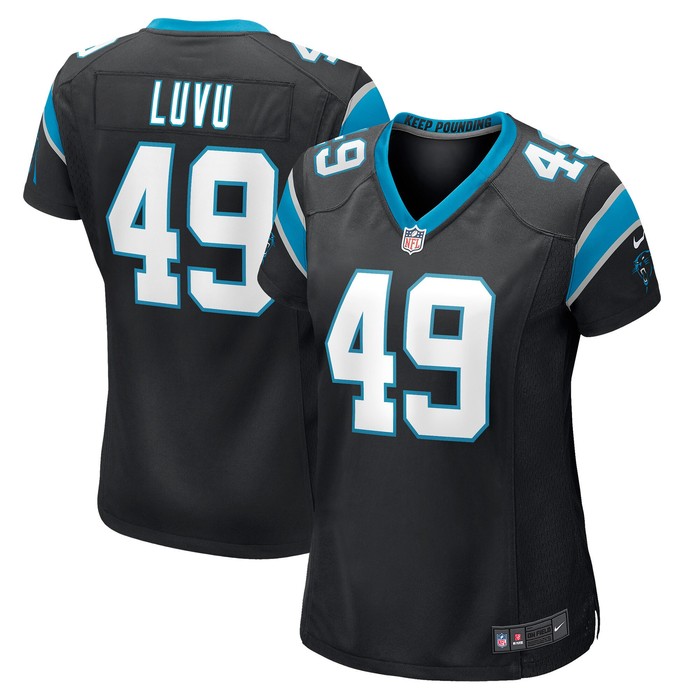 Frankie Luvu Carolina Panthers Womens Game Jersey - Black Nfl