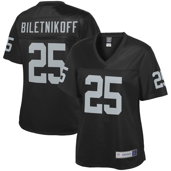 Fred Biletnikoff Las Vegas Raiders Nfl Pro Line Womens Retired Player Jersey - Black Nfl