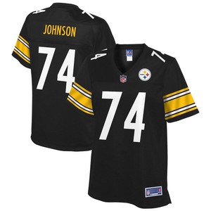 Fred Johnson Pittsburgh Steelers Nfl Pro Line Womens Player Jersey - Black