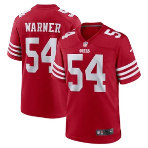 Fred Warner San Francisco 49ers Player Game Jersey Scarlet Nfl