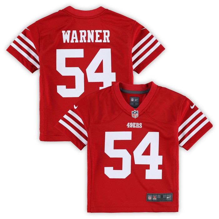 Fred Warner San Francisco 49ers Preschool Game Jersey - Scarlet Nfl