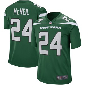 Freeman Mcneil New York Jets Game Retired Player Jersey - Gotham Green Nfl