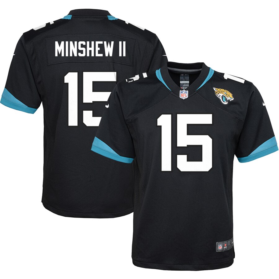 Gardner Minshew Ii Jacksonville Jaguars Nike Youth Game Jersey - Black - Cocomos