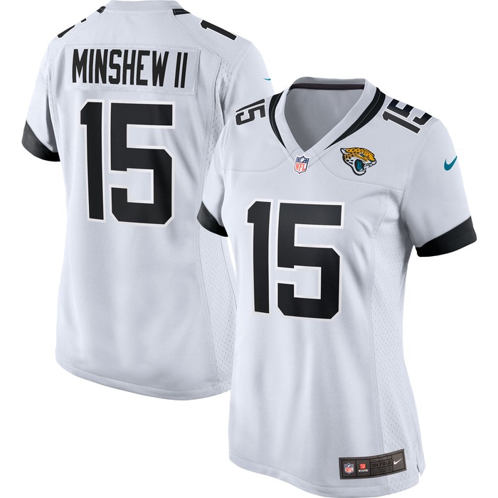 Gardner Minshew Ii Jacksonville Jaguars Womens Game Jersey - White Nfl