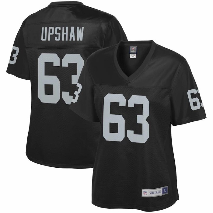 Gene Upshaw Las Vegas Raiders Nfl Pro Line Womens Retired Player Jersey - Black