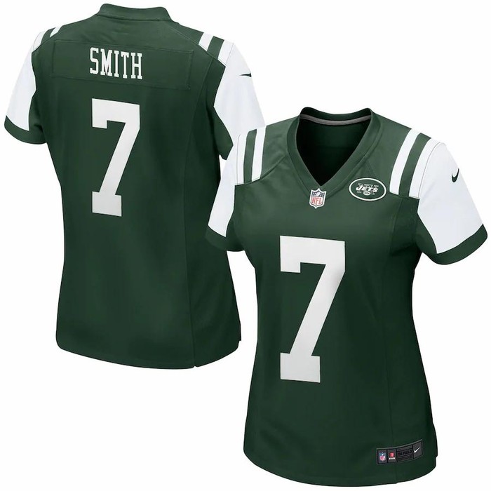 Geno Smith New York Jets Nike Womens Game Jersey - Green