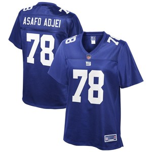 George Asafo-adjei New York Giants Nfl Pro Line Womens Player Jersey - Royal