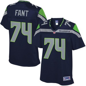 George Fant Seattle Seahawks Nfl Pro Line Womens Player Jersey - College Navy