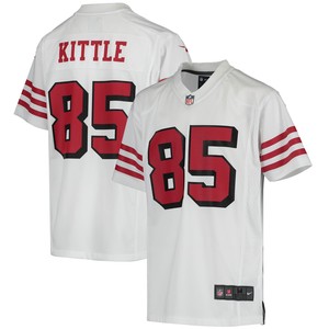 George Kittle San Francisco 49ers Color Rush Game Jersey White Nfl