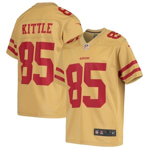 George Kittle San Francisco 49ers Inverted Game Jersey - Gold Nfl