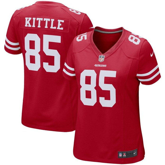 George Kittle San Francisco 49ers Nike Womens Game Jersey - Scarlet