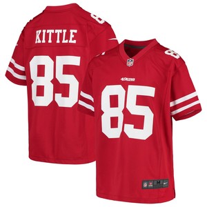 George Kittle San Francisco 49ers Nike Youth Game Jersey - Scarlet