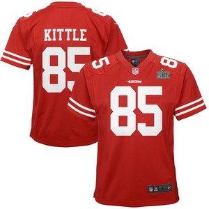 George Kittle San Francisco 49ers Nike Youth Super Bowl Liv Game Jersey - Scarlet