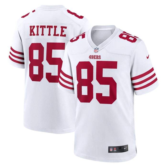 George Kittle San Francisco 49ers Player Game Jersey White Nfl