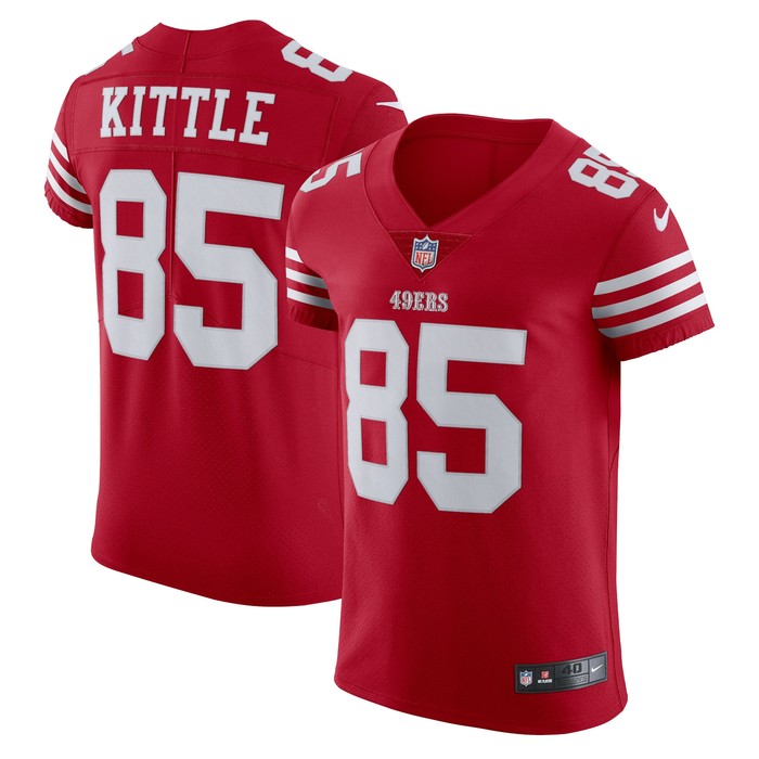 George Kittle San Francisco 49ers Vapor Elite Jersey Scarlet Nfl