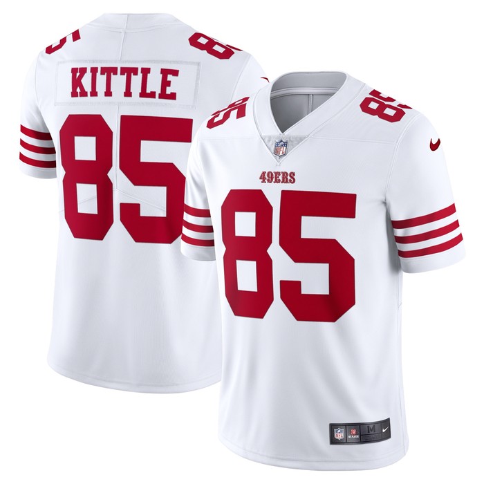 George Kittle San Francisco 49ers Vapor Limited Jersey - White Nfl