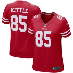 George Kittle San Francisco 49ers Womens Game Player Jersey - Scarlet Nfl