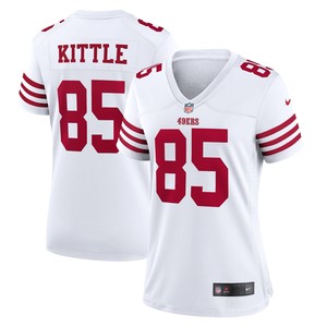 George Kittle San Francisco 49ers Womens Player Game Jersey White Nfl