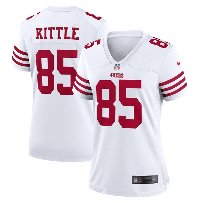 George Kittle San Francisco 49ers Womens Player Game Jersey - White Nfl - Cocomos