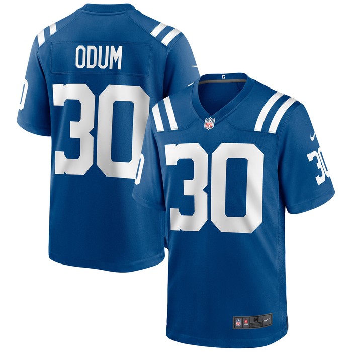 George Odum Indianapolis Colts Game Jersey - Royal Nfl