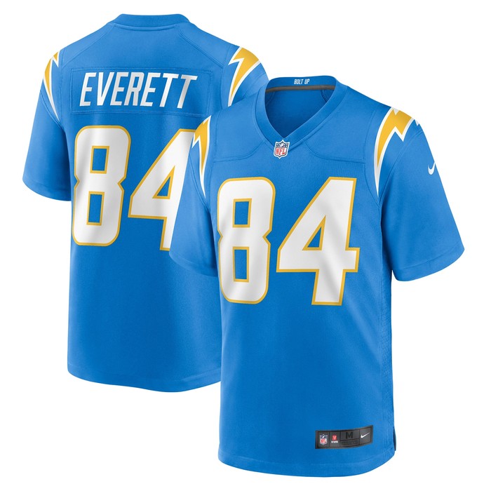 Gerald Everett Los Angeles Chargers Game Jersey - Powder Blue Nfl