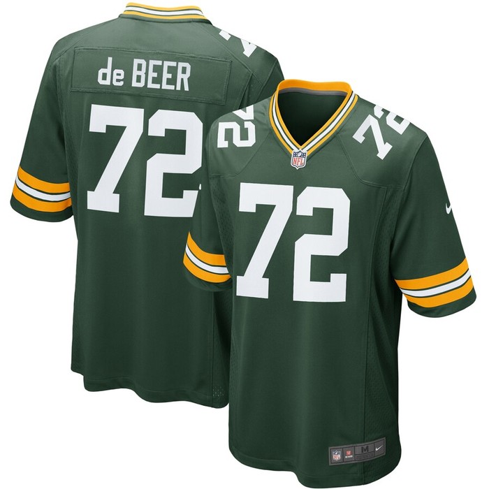 Gerhard De Beer Green Bay Packers Nike Game Jersey - Green