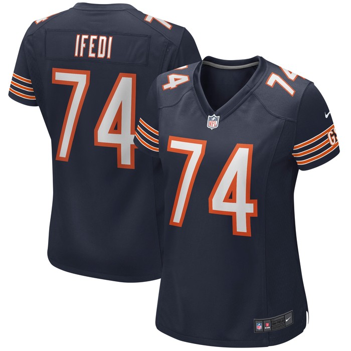 Germain Ifedi Chicago Bears Womens Player Game Jersey - Navy Nfl