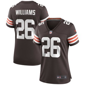 Greedy Williams Cleveland Browns Womens Game Jersey - Brown Nfl