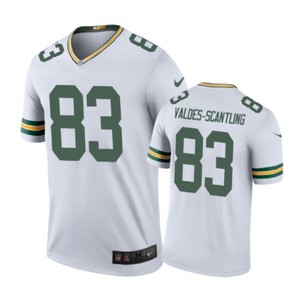 Green Bay Packers #83 Marquez Valdes-scantling Nike Color Rush White Jersey