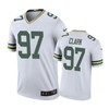 Green Bay Packers #97 Kenny Clark Nike Color Rush White Jersey