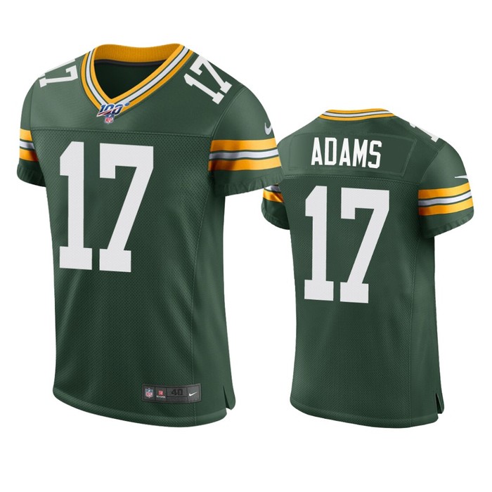 Green Bay Packers Davante Adams Green 100th Season Vapor Elite Jersey