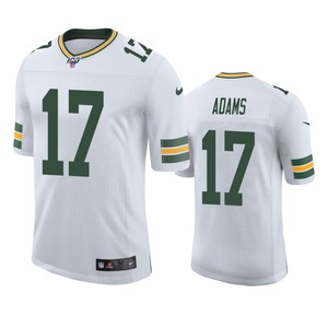 Green Bay Packers Davante Adams White 100th Season Vapor Limited Jersey