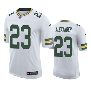 Green Bay Packers Jaire Alexander White 100th Season Vapor Limited Jersey - Cocomos