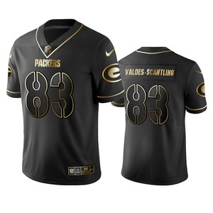 Green Bay Packers Marquez Valdes-scantling Black Golden Edition 2019 Vapor Untouchable Limited Jersey - Mens