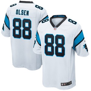 Greg Olsen Carolina Panthers Nike Youth Game Jersey - White