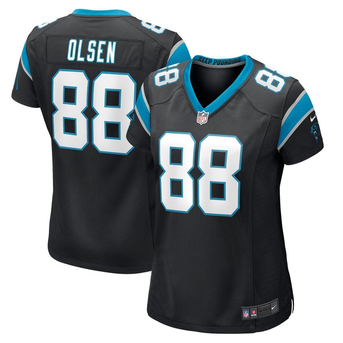 Greg Olsen Carolina Panthers Womens Player Jersey - Black Nfl - Cocomos