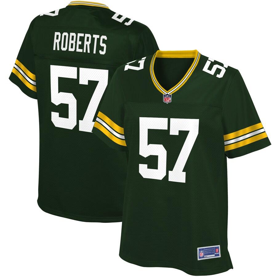 Greg Roberts Green Bay Packers Nfl Pro Line Womens Player Jersey - Green - Cocomos