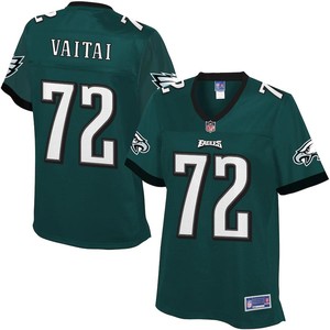 Halapoulivaati Vaitai Philadelphia Eagles Nfl Pro Line Womens Player Jersey - Midnight Green