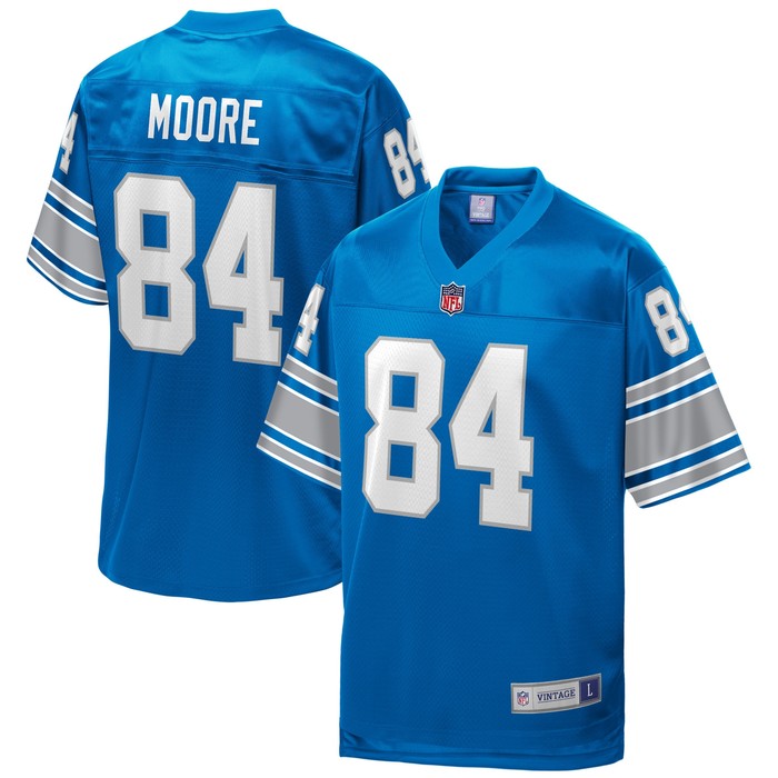 Herman Moore Detroit Lions Nfl Pro Line Replica Retired Player Jersey - Royal Nfl