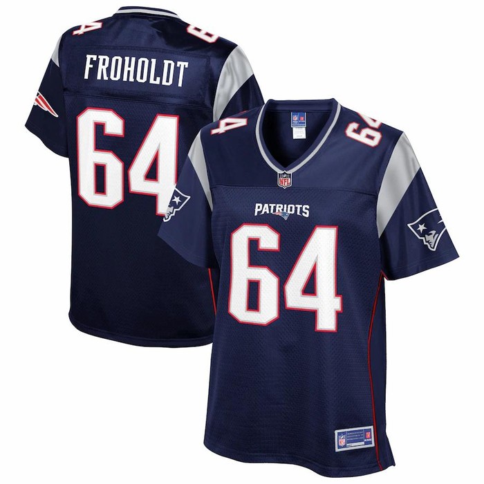 Hjalte Froholdt New England Patriots Nfl Pro Line Womens Player Jersey - Navy