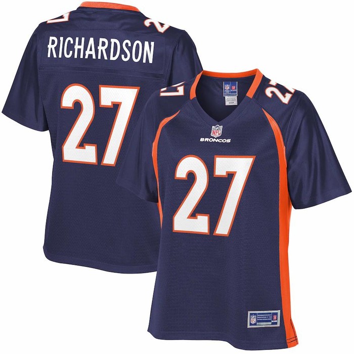 Horace Richardson Denver Broncos Nfl Pro Line Womens Alternate Player Jersey - Navy