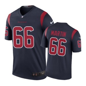 Houston Texans #66 Nick Martin Nike Color Rush Navy Jersey