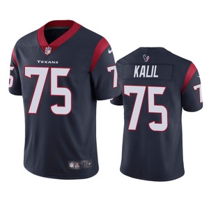 Houston Texans #75 Matt Kalil Navy Vapor Untouchable Limited Jersey - Mens - Cocomos