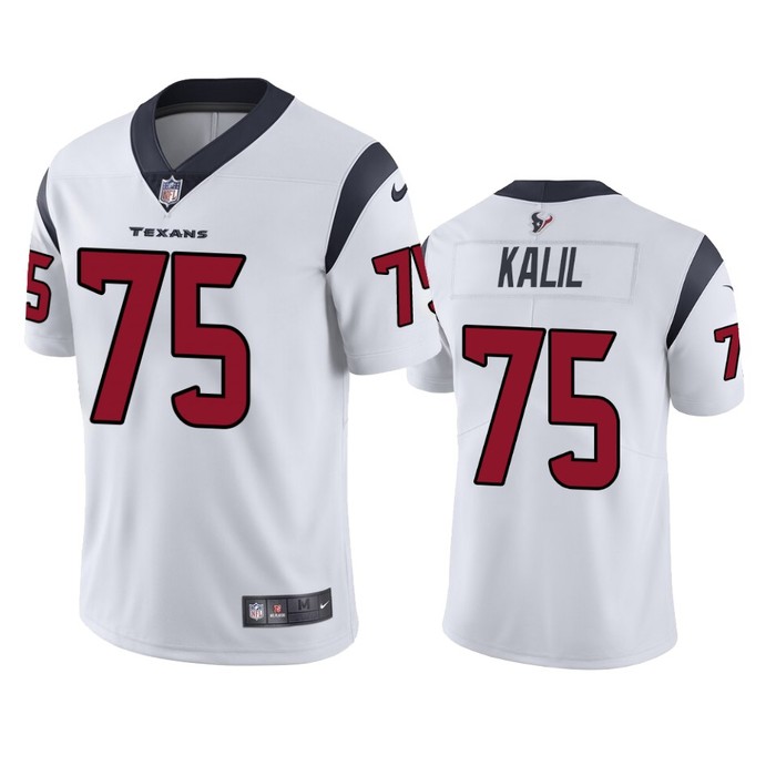 Houston Texans #75 Matt Kalil White Vapor Untouchable Limited Jersey - Mens