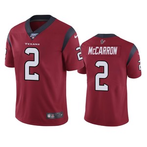 Houston Texans Aj Mccarron Red 100th Season Vapor Limited Jersey