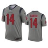 Houston Texans Deandre Carter Gray Inverted Legend Jersey