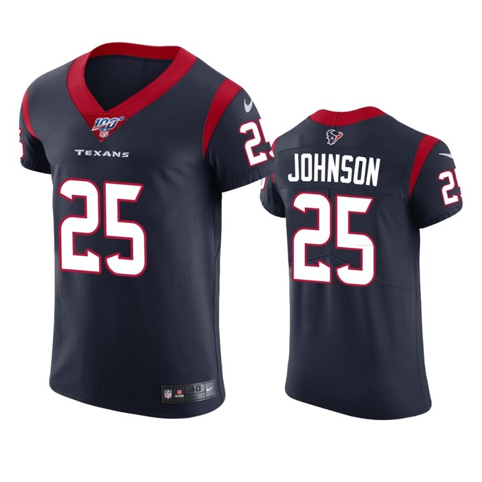 Houston Texans Duke Johnson Navy 100th Season Vapor Elite Jersey