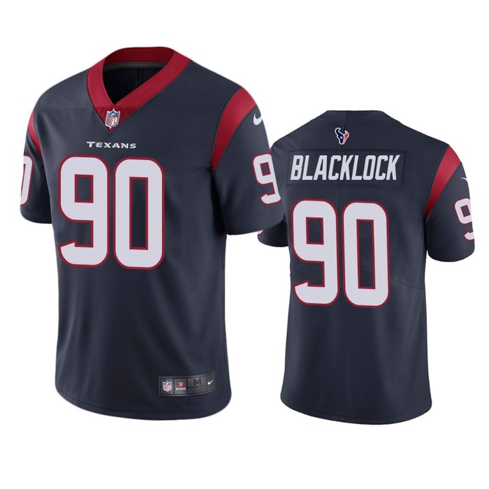 Houston Texans Ross Blacklock Navy Vapor Limited Jersey